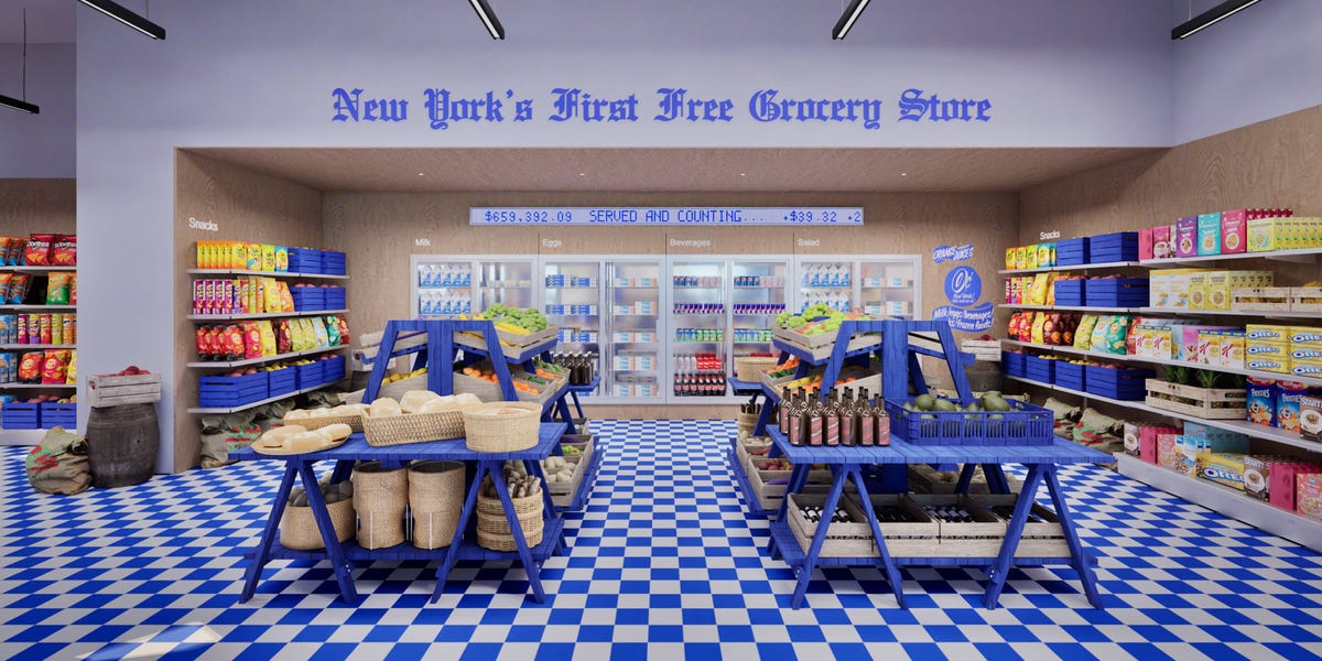 In the latest game of one-upsmanship, Kalshi offered to cover $50 worth of groceries, and Polymarket is doing a "free grocery store" pop-up in NYC.