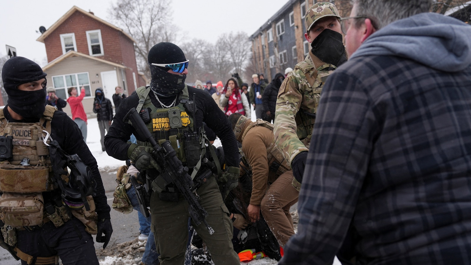 The group Whistleblower Aid&nbsp;says it represents two anonymous U.S. government officials.&nbsp;The group argues the ICE memo violates the Fourth Amendment and DHS policies.