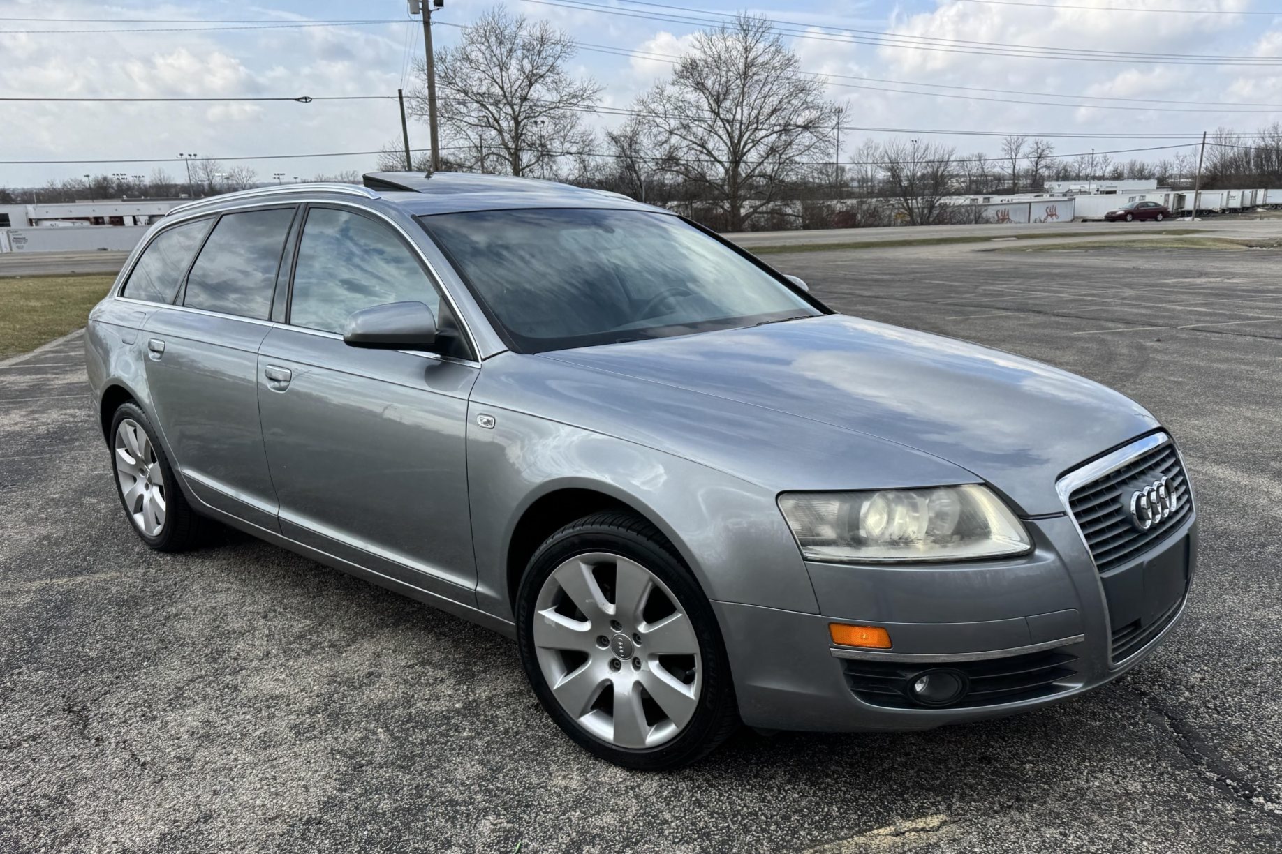 This 2007 Audi A6 Avant was registered in California for over a decade before spending time in Kentucky and Ohio, and it was acquired by the selling dealer in November 2025. Now indicating 82k miles, the car is finished in Quartz Gray Metallic over Platinum N…