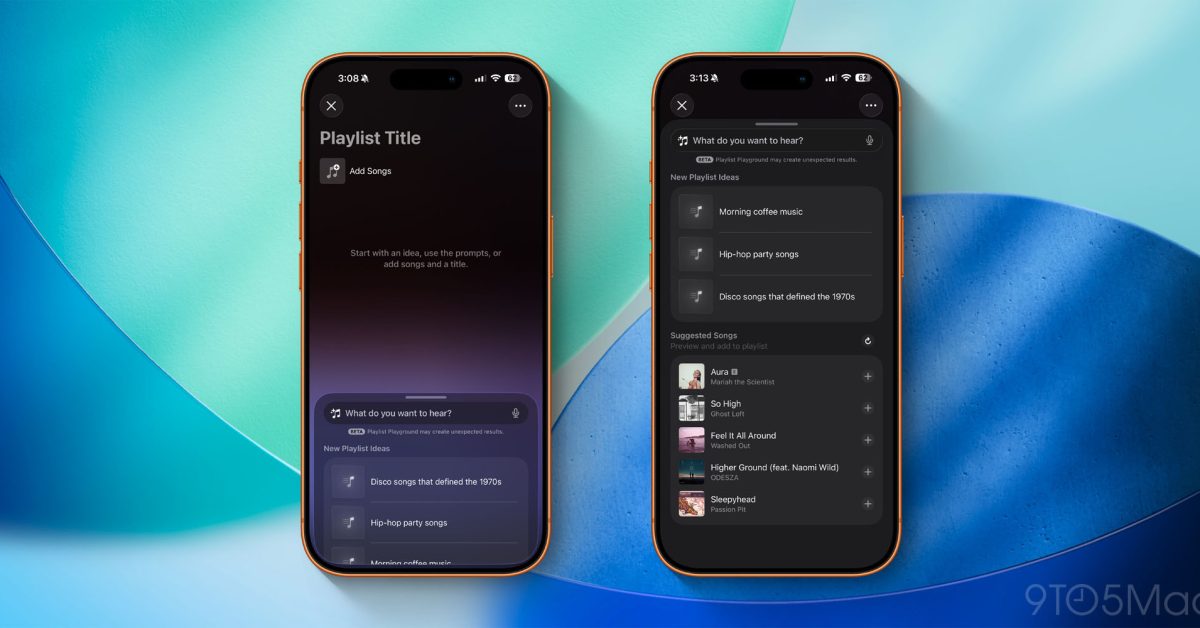 Apple released the first beta of iOS 26.4 for developers today, and it includes a new Apple Intelligence feature for Apple Music. 



Dubbed “Playlist Playground,” this feature lets you create playlists based on text descriptions.



 more…