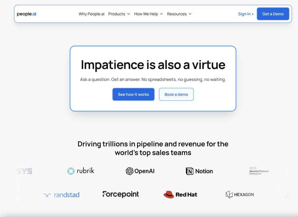 The Bottom Line: People.ai has been building the AI data layer for revenue teams since 2016 — years before “AI-native” became a buzzword. Founded by Oleg Rogynskyy (who came to the U.S. from Ukraine at 15 and started at Boston University), the company has tra…