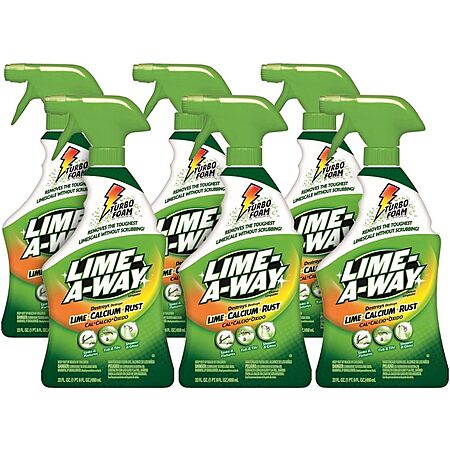 Amazon has 6-Pack 22-Oz Lime-A-Way Bathroom Cleaner for $10.49 - 5% off when you check out via Subscribe & Save = $9.97. Shipping is free with Prime or on $35+ orders.Note: You have the flexibilit