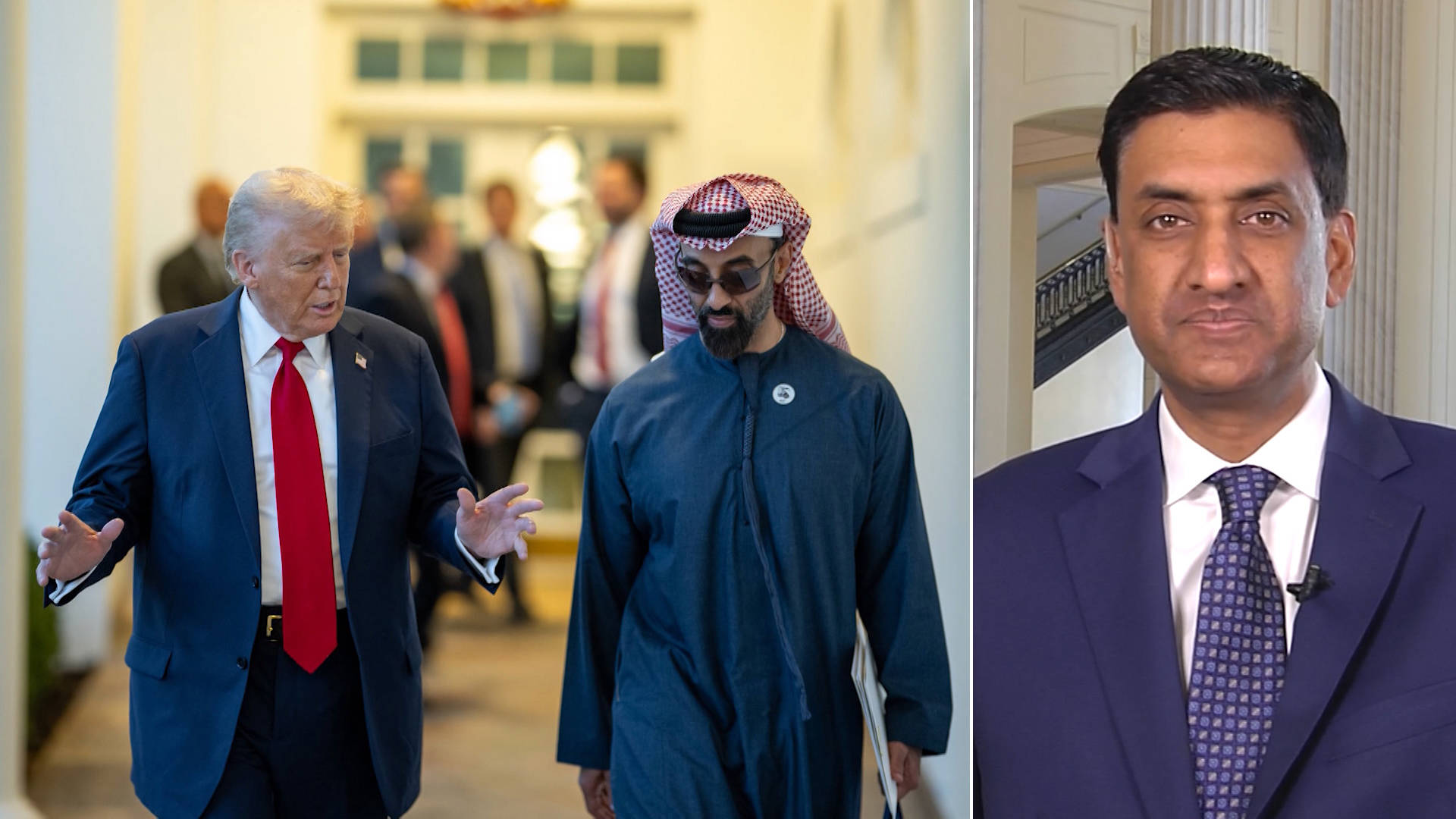 We continue our conversation with Congressmember Ro Khanna, who urges Democrats to demand legislation that reins in President Trump’s anti-immigration raids ahead of the congressional vote on the spending bill. Khanna says the U.S. should “tear down ICE,” rep…