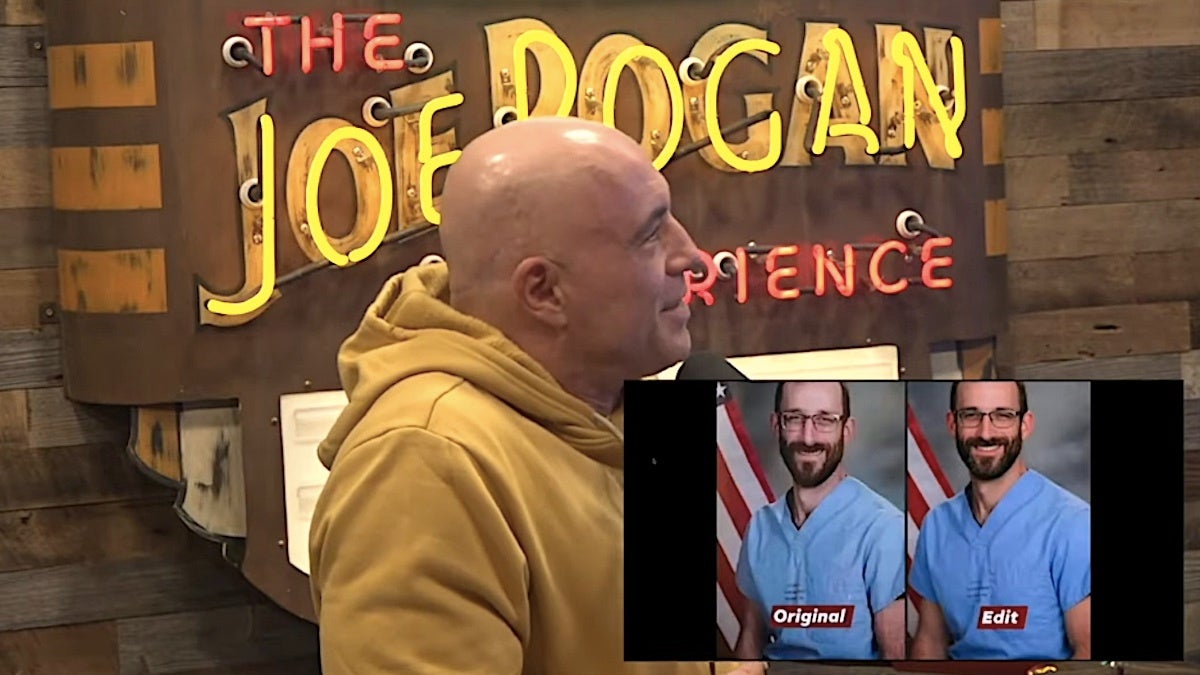 "Like, are ugly people less valuable?" the podcaster asks in a discussion with guest Andrew Wilson
The post Joe Rogan Mocks AI-Altered Alex Pretti Image Accidentally Aired by MS NOW: ‘The Opposite of What CNN Did to Me’ | Video appeared first on TheWrap.
