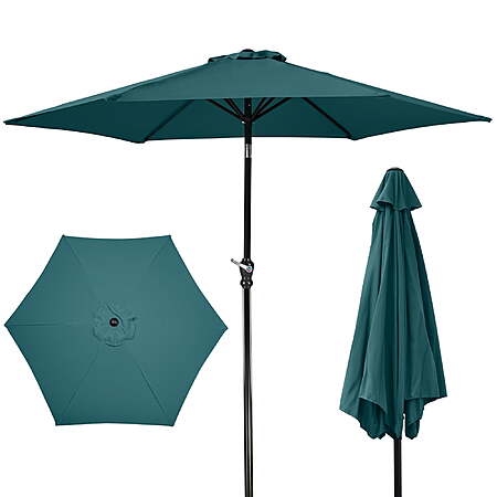 Walmart.com has FlexWave 9-Foot Outdoor Patio Umbrella with Crank Lift & Tilt — UV-Protective Garden and Poolside Sun Shade Canopy for $14.99. Shipping is free w/ Walmart+ (free 30-day trial) or on...