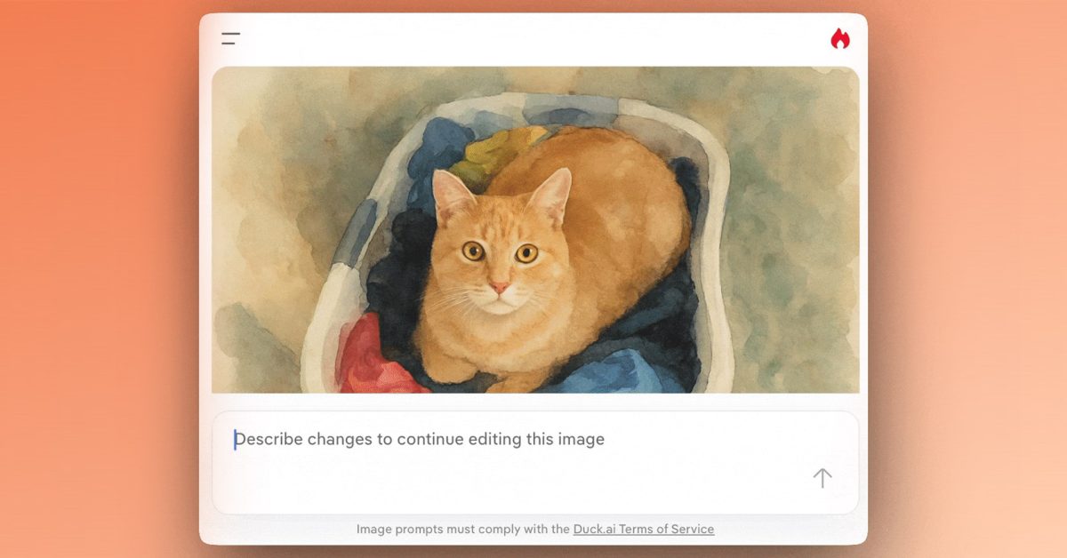 After adding image generation to Duck.ai late last year, DuckDuckGo is now rolling out image editing capabilities for its private AI chatbot. Here’s how it works.



 more…