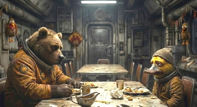 EXCLUSIVE: Igor Alferov’s Thanksgiving Day, a intergalactic tale about a bear and a platypus, has taken the top honor at the Frame Forward AI Animated Film Festival. The short film was the winner at the AI film festival’s first edition and will now get a two-…