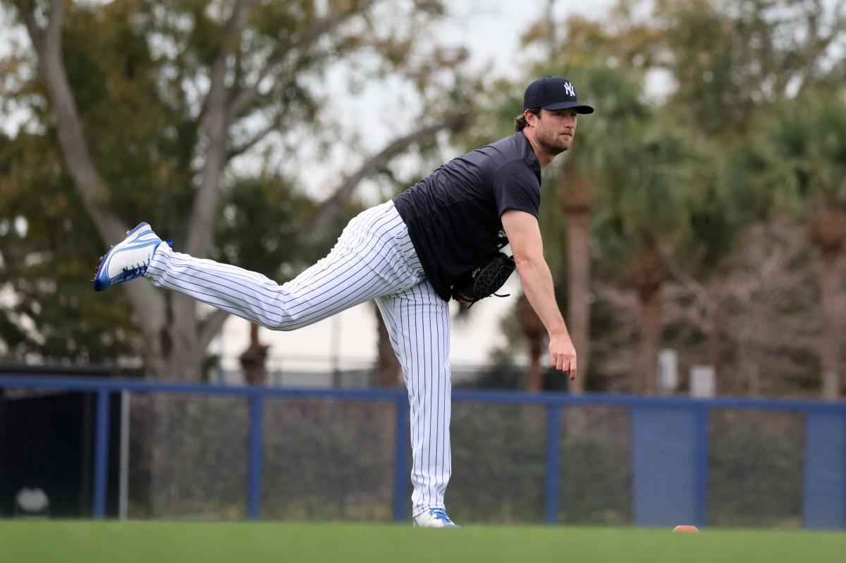 Gerrit Cole threw “a number” of bullpen sessions back home before arriving at camp, about 11 months after undergoing Tommy John surgery.