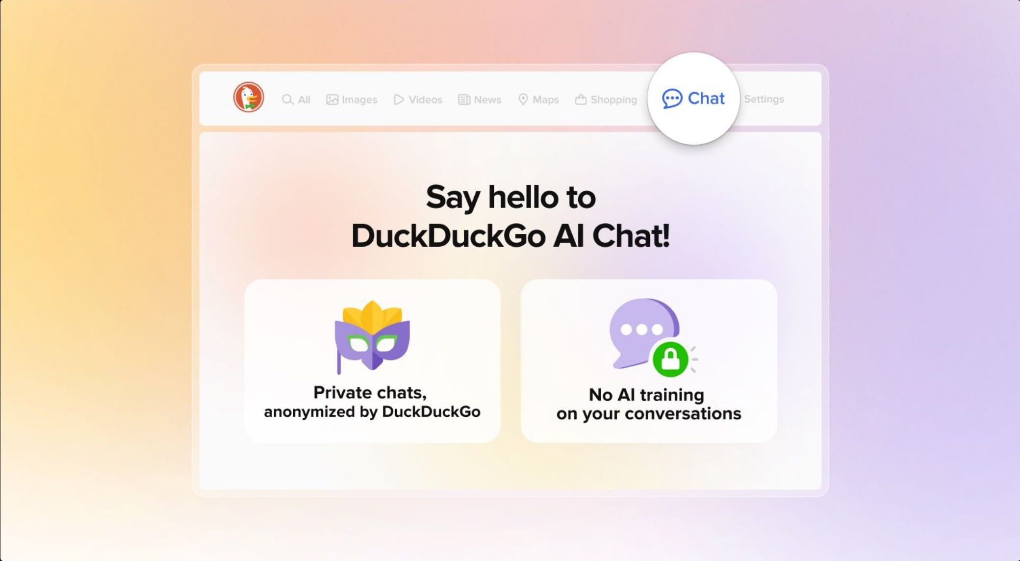 DuckDuckGo has announced new voice chat capabilities for Duck.ai, the private AI chatbot platform it launched last March.





The new feature lets users have real-time voice conversations with large language models (LLMs) through an encrypted relay connectio…
