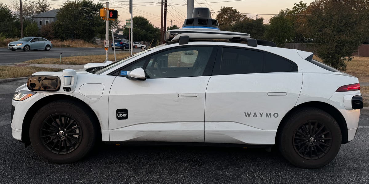 A Waymo vehicle driven by a human employee crashed into parked cars on a narrow residential street in Los Angeles.