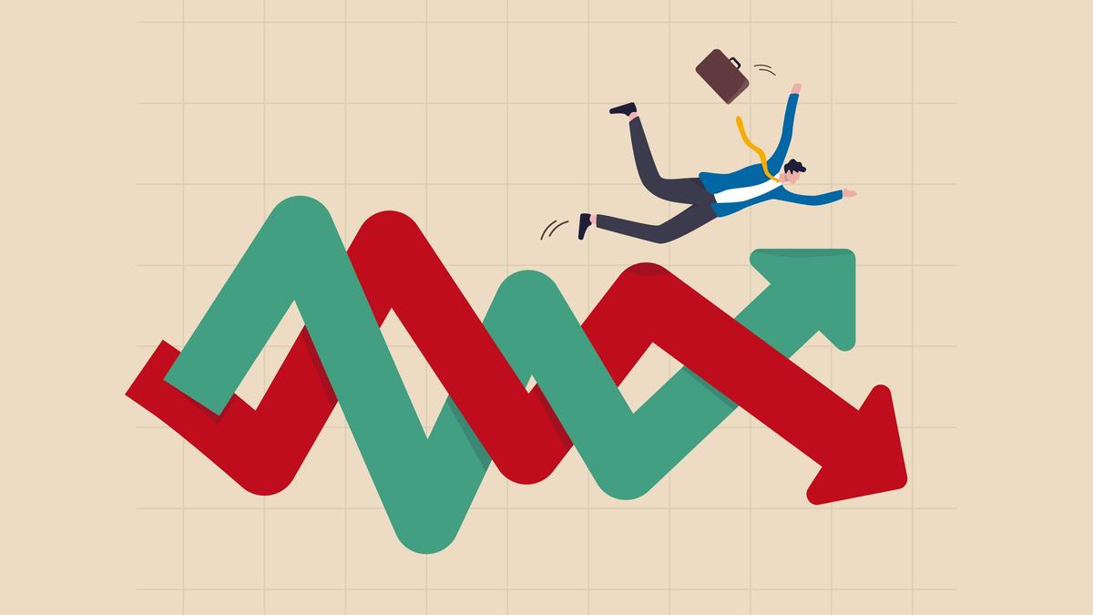 Brokerage shares fluctuate as investors react to the government's securities transaction tax hike impacting futures and options trading.