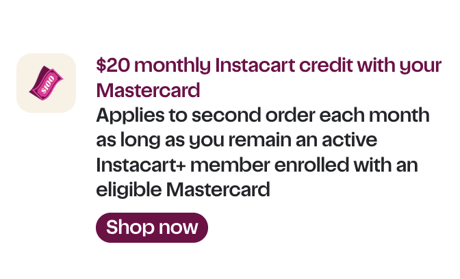 There is yet another monthly Instacart credit promo offer that comes with 3-months of free Instacart+ membership to take advantage of – this time for Mastercard cardholders. This offer follows in the footsteps of the $10 monthly Instacart/Costco Same Day cred…