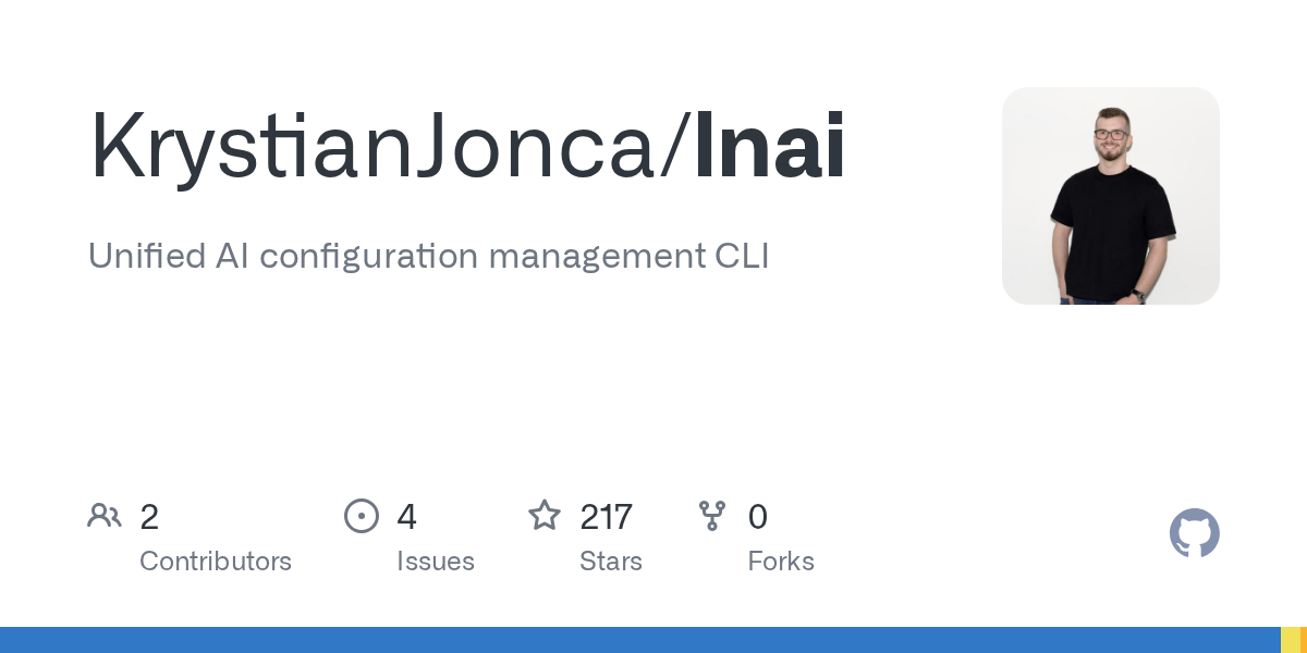 Unified AI configuration management CLI. Contribute to KrystianJonca/lnai development by creating an account on GitHub.