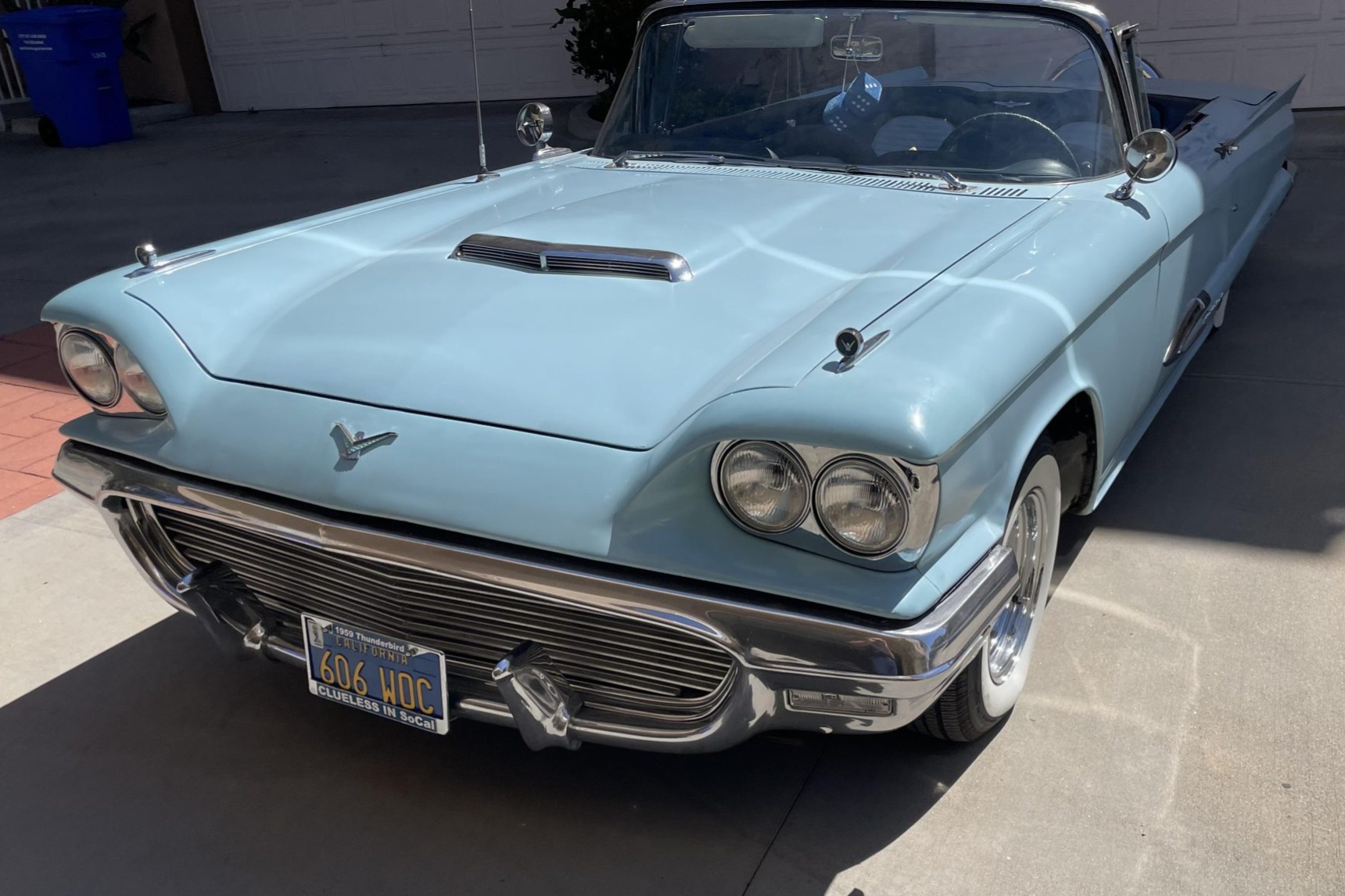 This 1959 Ford Thunderbird convertible was acquired by the seller in 2023, and subsequent work has involved overhauling the 352ci V8 and the three-speed automatic transmission, replacing the dual exhaust system and the fuel tank, and re-trimming the interior …