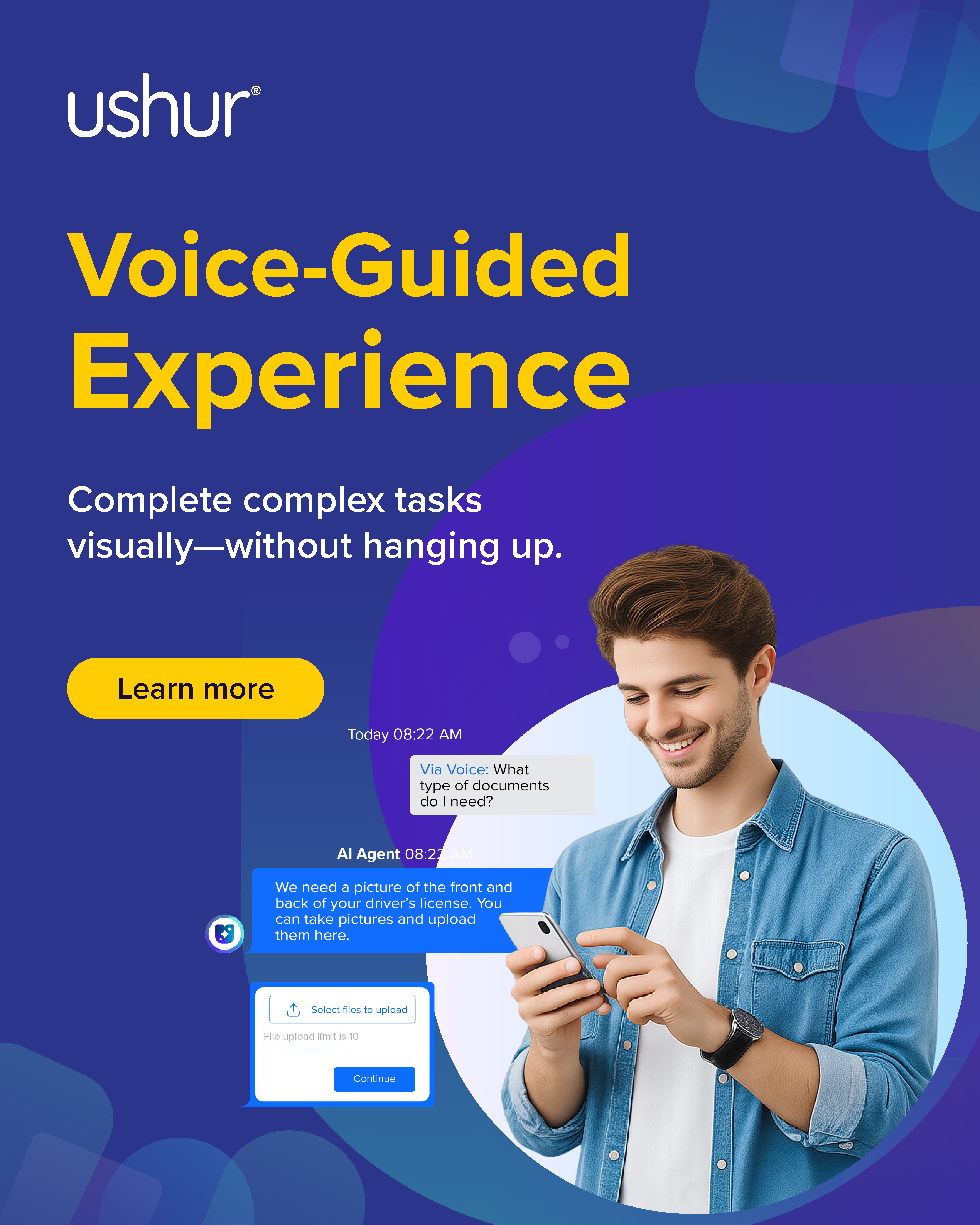 Ushur launches Voice-Guided Experience, enabling AI agents to guide customers through complex workflows via synchronized voice and visual interactions....