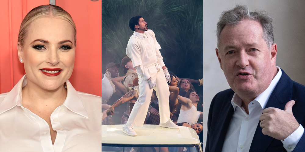 Meghan McCain and Piers Morgan loved Bad Bunny‘s 2026 Super Bowl performance. Despite some far-right conservative backlash to the show, including the Turning Point USA “All American” halftime show counter-programming, the 41-year-old conservative commentator …