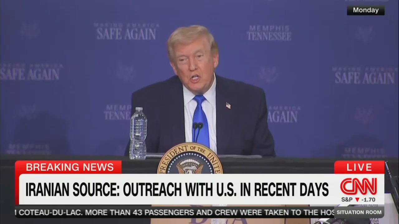 A senior Iranian source confirmed there has been "outreach" from President Donald Trump's&nbsp;administration on negotiating a deal to end the war, according to CNN
The post JUST IN: Iranians Now Confirm There’s Been ‘Outreach’ With US first appeared on Mediaite.