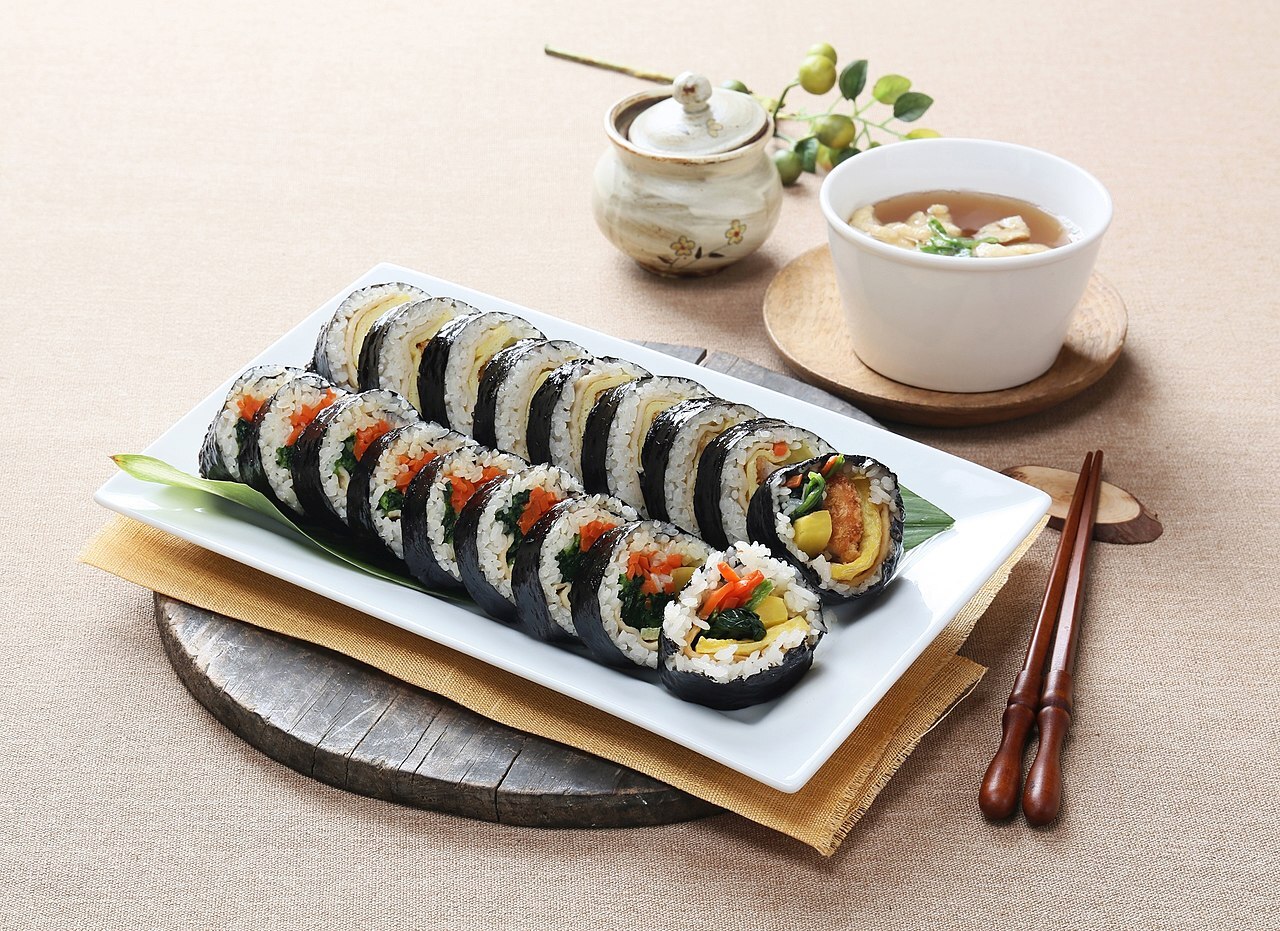 Consider gimbap the Korean answer to Japanese sushi.