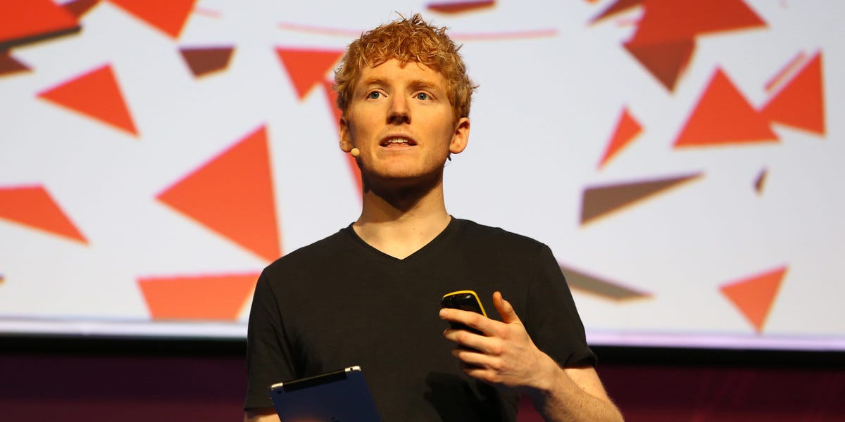 Patrick Collison said that software should be made on demand "like pizza" amid fears that AI will replace software.