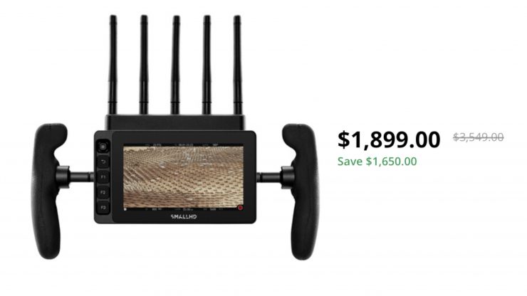 The SmallHD Ultra 5 Bolt 6 RX 750 Monitor Kit is on sale for $1,899 USD, which is a discount of $1,650 USD. The kit is available in either V-mount or Gold Mount. The SmallHD ULTRA 5 Bolt 6 RX 750 Monitor Kit includes an ULTRA 5 bright 5″ on-camera monitor and…