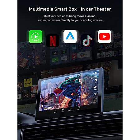 JSGMN [amazon.com] via Amazon now has this Magic AI Box Wireless CarPlay Adapter on sale for $39.99 with the 50% off checkout discount shown on the product page.