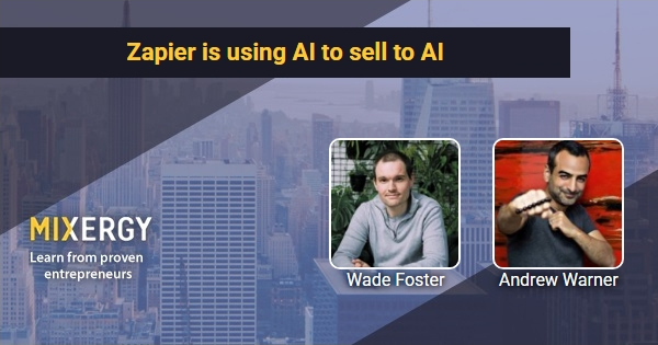 In private conversations, I’m hearing a lot of founders describe how they’re starting to sell to AI agents, like OpenClaw’s. Zapier has more traction doing that than anyone else I met. So, in my monthly podcast with Zapier’s founder, Wade Foster, I asked him …