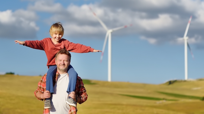 GAS is rising. Diesel’s already unaffordable. The time has come for me to install a 249ft wind turbine in the garden of my new build.