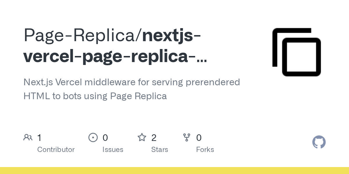 Article URL: https://github.com/jerjoh75/nextjs-page-replica-middleware
Comments URL: https://news.ycombinator.com/item?id=47125354
Points: 1
# Comments: 0