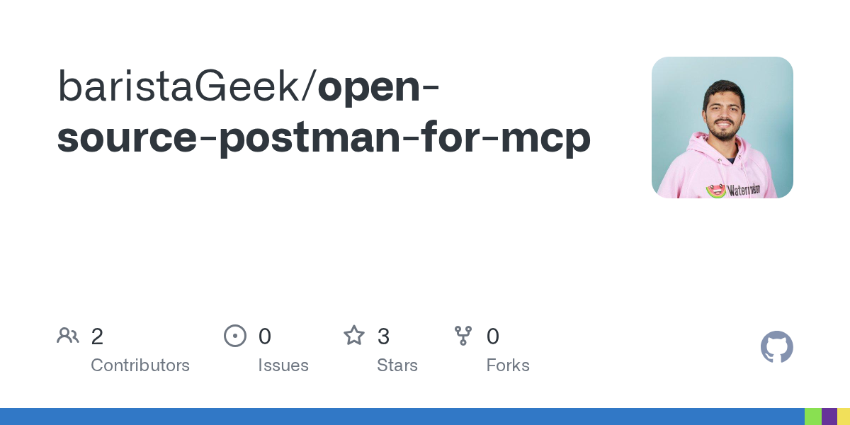 Article URL: https://github.com/baristaGeek/open-source-postman-for-mcp
Comments URL: https://news.ycombinator.com/item?id=47225882
Points: 4
# Comments: 1