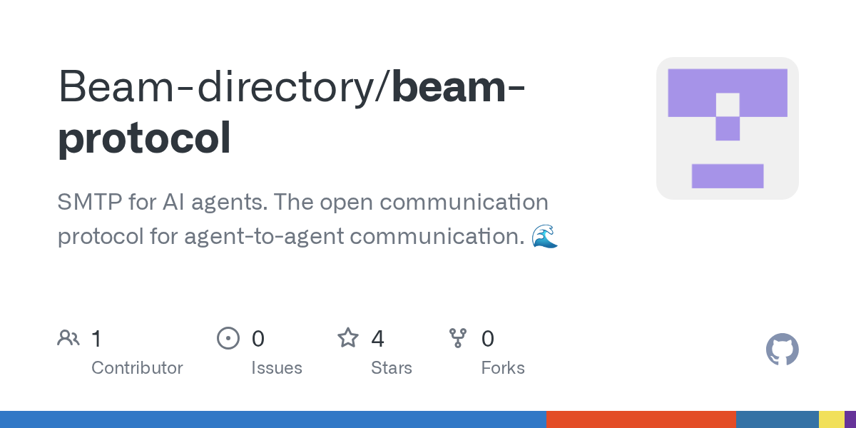 Article URL: https://github.com/Beam-directory/beam-protocol
Comments URL: https://news.ycombinator.com/item?id=47292418
Points: 2
# Comments: 2