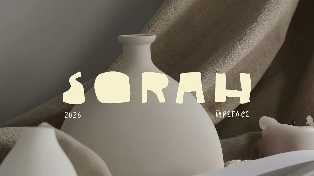 Perfection is overrated. The Sorah font by Megflags makes that argument loudly — and without apology. This intentionally imperfect display typeface arrives at a moment when designers are actively pushing back against the sterile, over-polished aesthetic that …