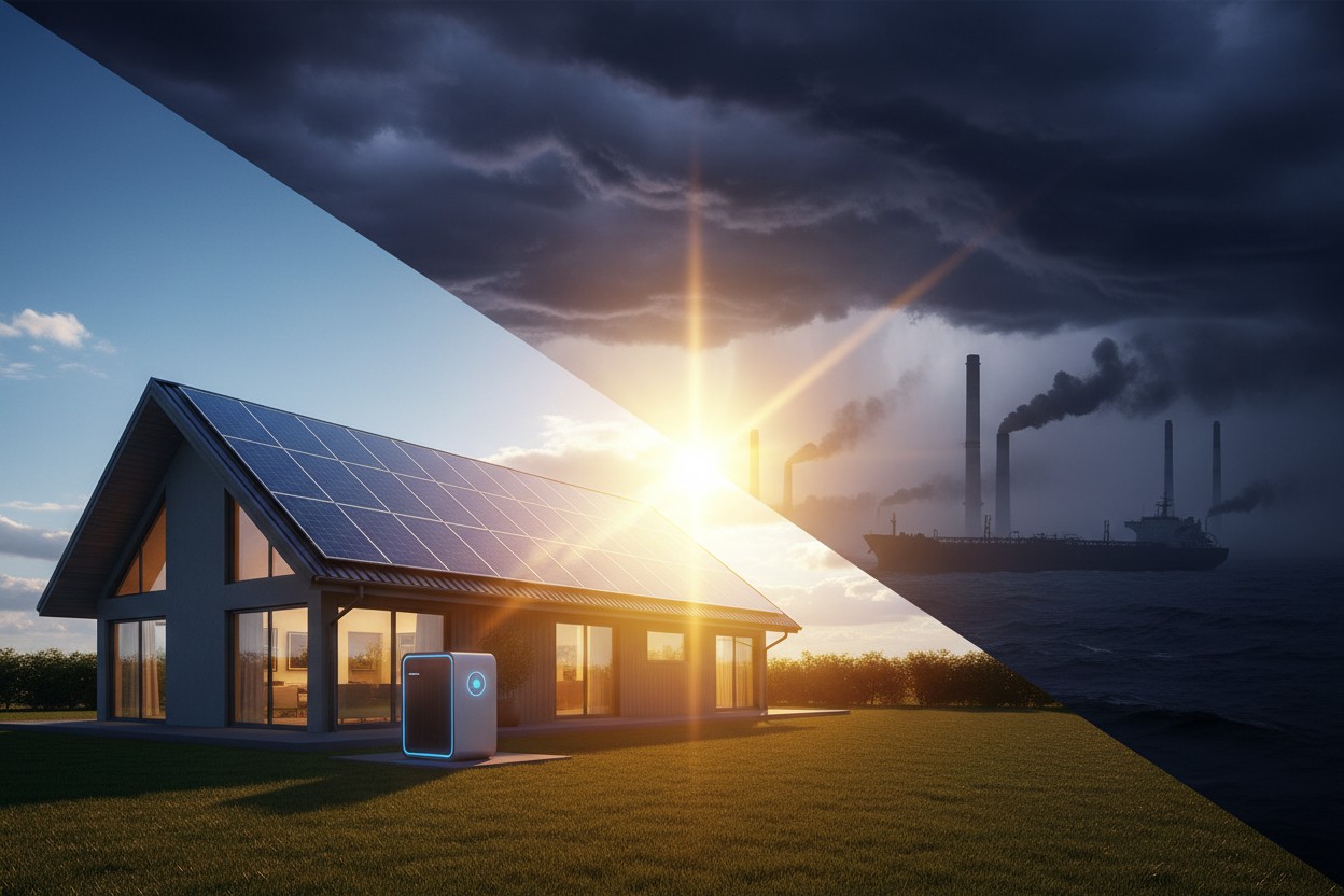 Introduction: Why the Strait of Hormuz Proves We Were All Duped The explosions are not just in the news; they are in our lives. As I write this, the Strait of Hormuz — a narrow maritime corridor barely 21 miles wide — has become the epicenter of a global ener…