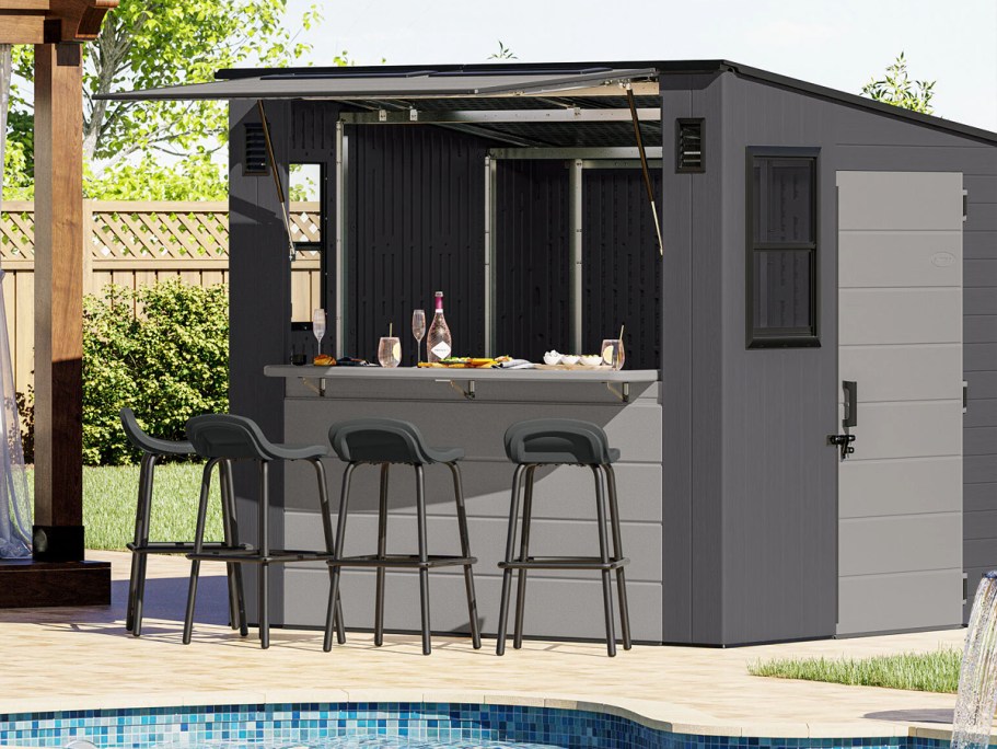 Today, April 7th only, head over to Lowes.com where they are offering $400 off this Suncast Entertainment Cabana Patio Bar! Suncast Cabana Patio Bar Just $1,499 (reg. $1,899)! This cabana-style shed adds a fun backyard hangout vibe while giving you plenty of …