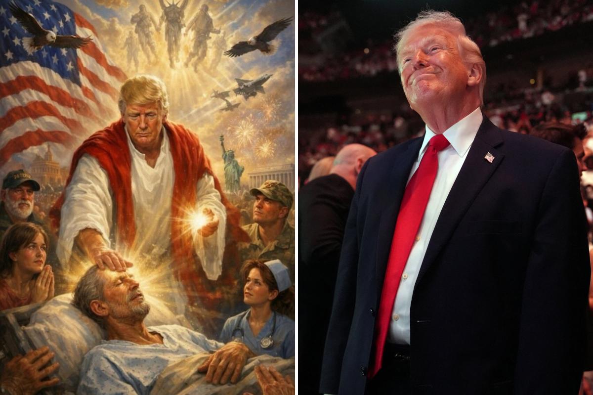 President Trump drew a firestorm of criticism -- including from conservatives -- for sharing an AI-generated image portraying himself as a Christ-like figure.