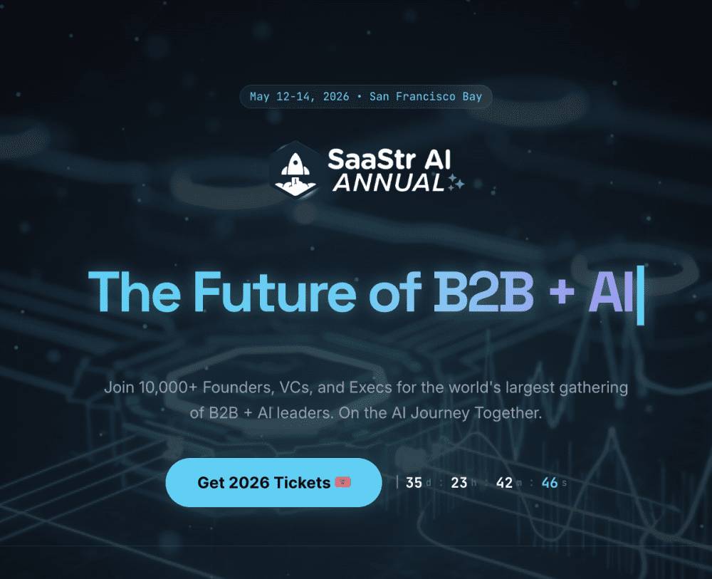 The CRM market is being rebuilt from scratch. Not incrementally. Not with AI features bolted onto 20-year-old architecture. From scratch. And you can meet almost every company doing it at SaaStr AI Annual 2026, May 12-14 in SF Bay. I wrote recently about how …