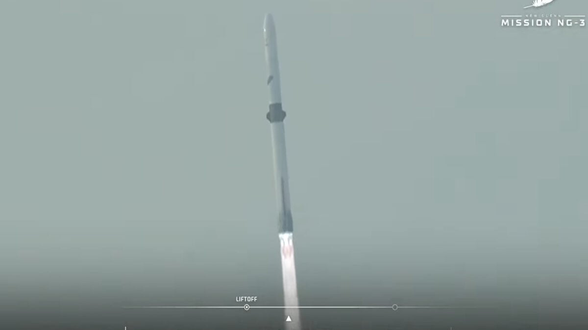 New Glenn nailed its booster landing, but the rocket's upper stage did not deliver.