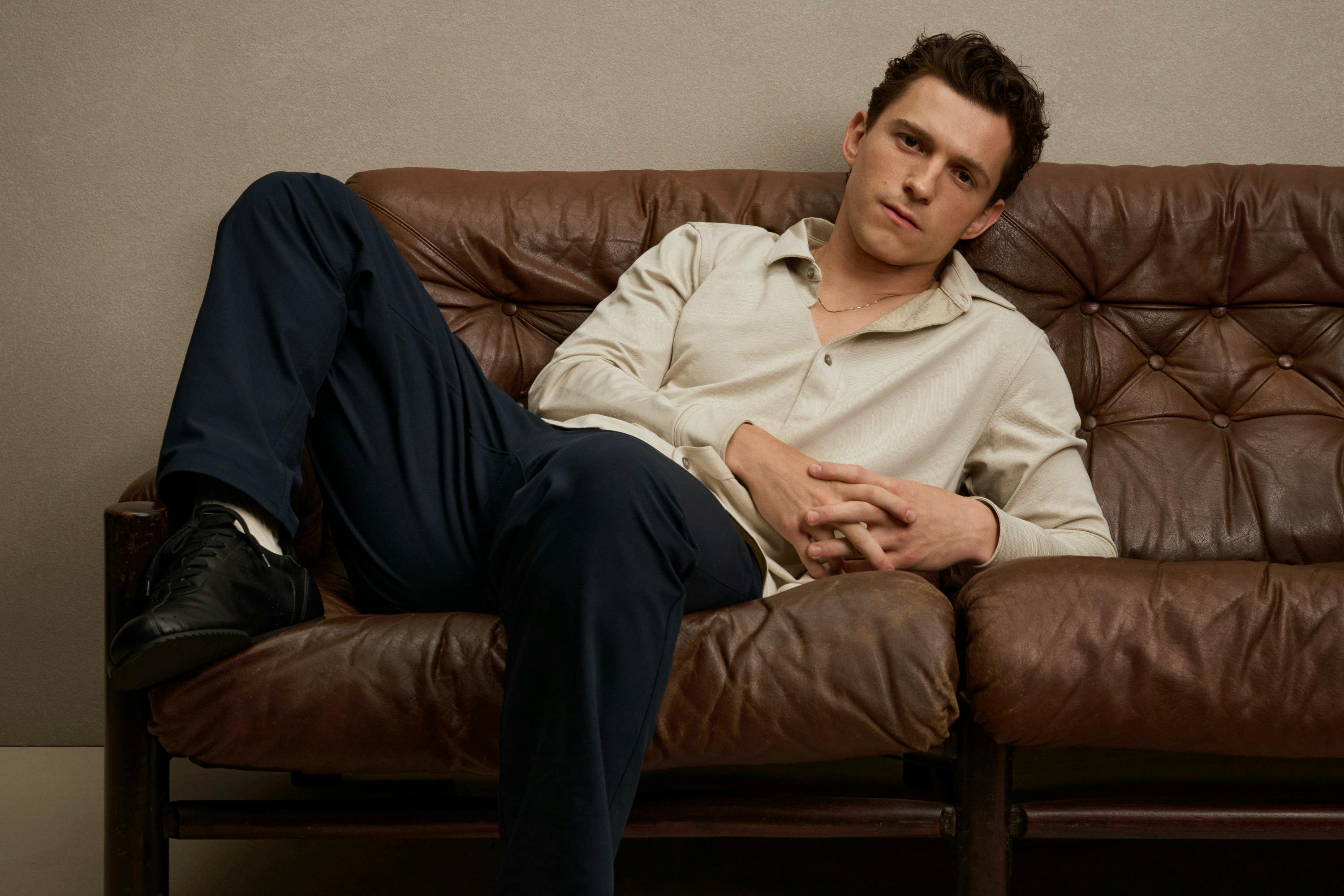 Tom Holland Is Vuori's newest ambassador & the first world-famous actor to sign on. Holland talked to us about the partnership & golfing with his brothers.