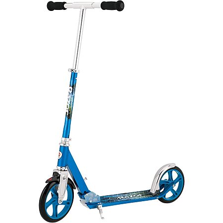 Razor A5 Lux Kick Scooter for Kids Ages 8+ - 8" Urethane Wheels, Anodized Finish Featuring Bold Colors and Graphics, for Riders up to 220 lbs [amazon.com] $69.98