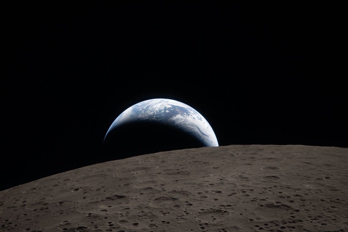 Artemis II’s astronauts got the opportunity to recreate the iconic 1968 photograph on either side of their journey around the moon, showing Earth as beautiful—and precious—as ever