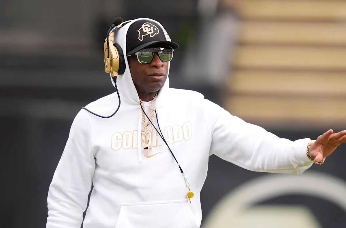 Deion Sanders returned to the field for the Buffaloes' spring game after dealing with blood clots, and he provided a positive update on his health.