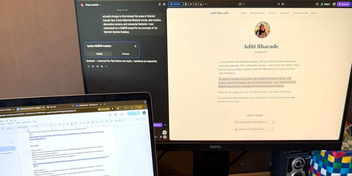 Lovable, as a pure vibe-coding site, quickly delivered a clean, simple product. Wix Harmony, on the other hand, took more effort and brainpower.