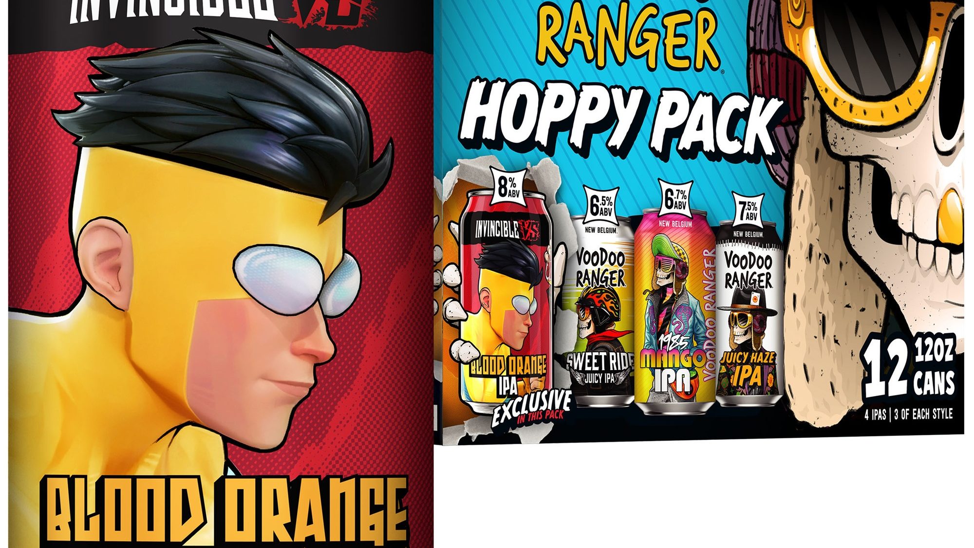 New Belgium Brewing Company has teamed with Skybound Entertainment for a new special collaboration between Voodoo Ranger and Invincible VS. The team has revealed the new Invincible VS&nbsp;IPA Variety Pack, which includes a can of their Blood Orange IPA with a spe…