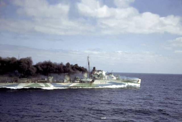 Robert Capa has taken these photos of a convoy on its way across Atlantic back in December of 1941.