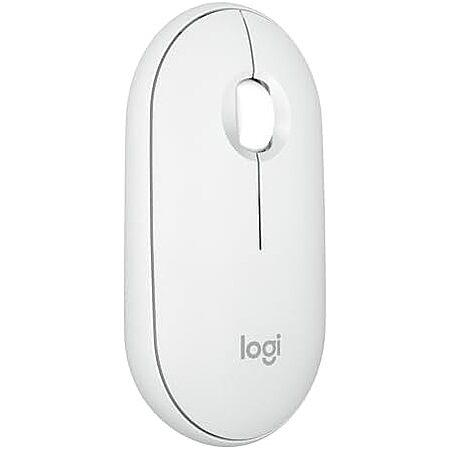 Amazon [amazon.com] has *Logitech Pebble Mouse 2 M350s Slim Bluetooth Wireless Mouse, Tonal White* for $22.95 - $7.96 when you 'clip' the coupon on product page = *$14.99*. 
*Shipping is free* with...