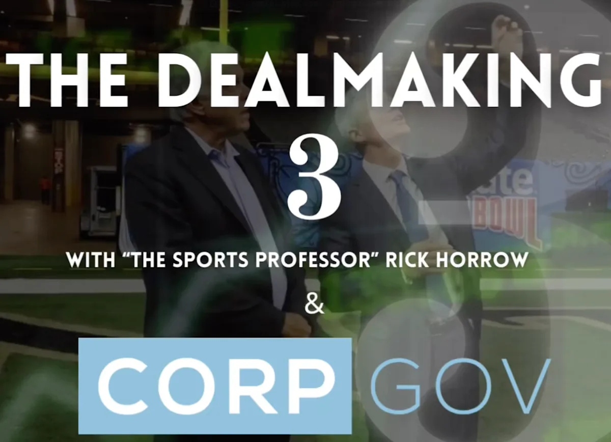 Watch The Dealmaking 3 of the Week: This week of The Dealmaking 3 with “The Sports Professor” Rick Horrow features the Pac-12 signing a wide-ranging deal with Genius Sports Limited (NYSE: GENI), FIFA and YouTube starting a partnership to make the latter the p…