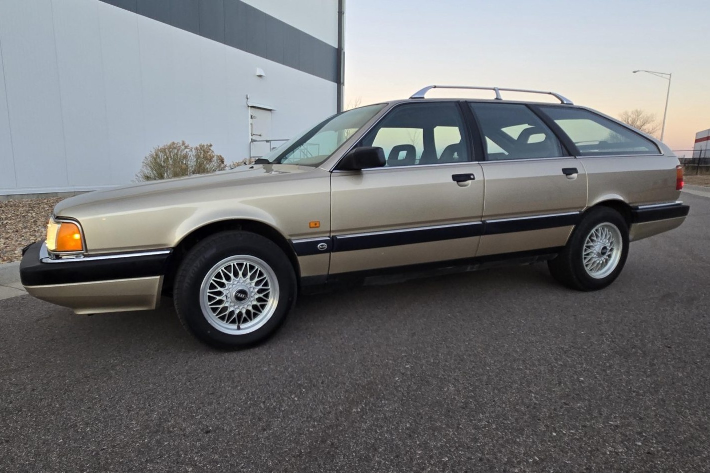 This 1991 Audi 200 20V Turbo Quattro Avant is one of approximately 150 built for its sole model year in the US market, all of which were assembled with a 20-valve turbocharged 2.2L inline-five paired with a five-speed manual transaxle. The vehicle had a previ…