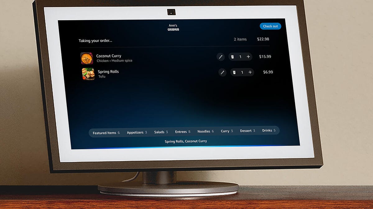 The new food delivery features showcase Alexa Plus's latest integrations with third-party apps.