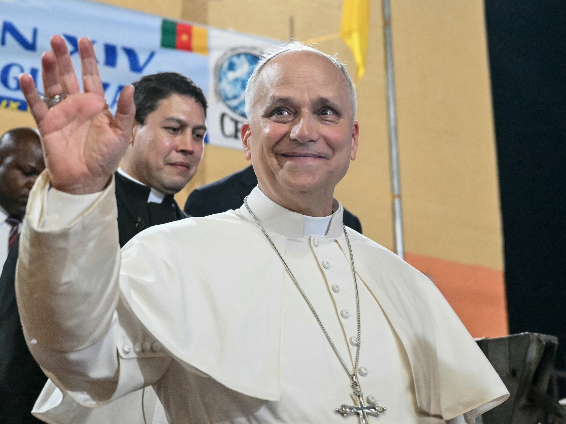 Huge crowds have greeted Pope Leo in Cameroon, returning to a country he visited 20 years ago as ‘Father Bob’.