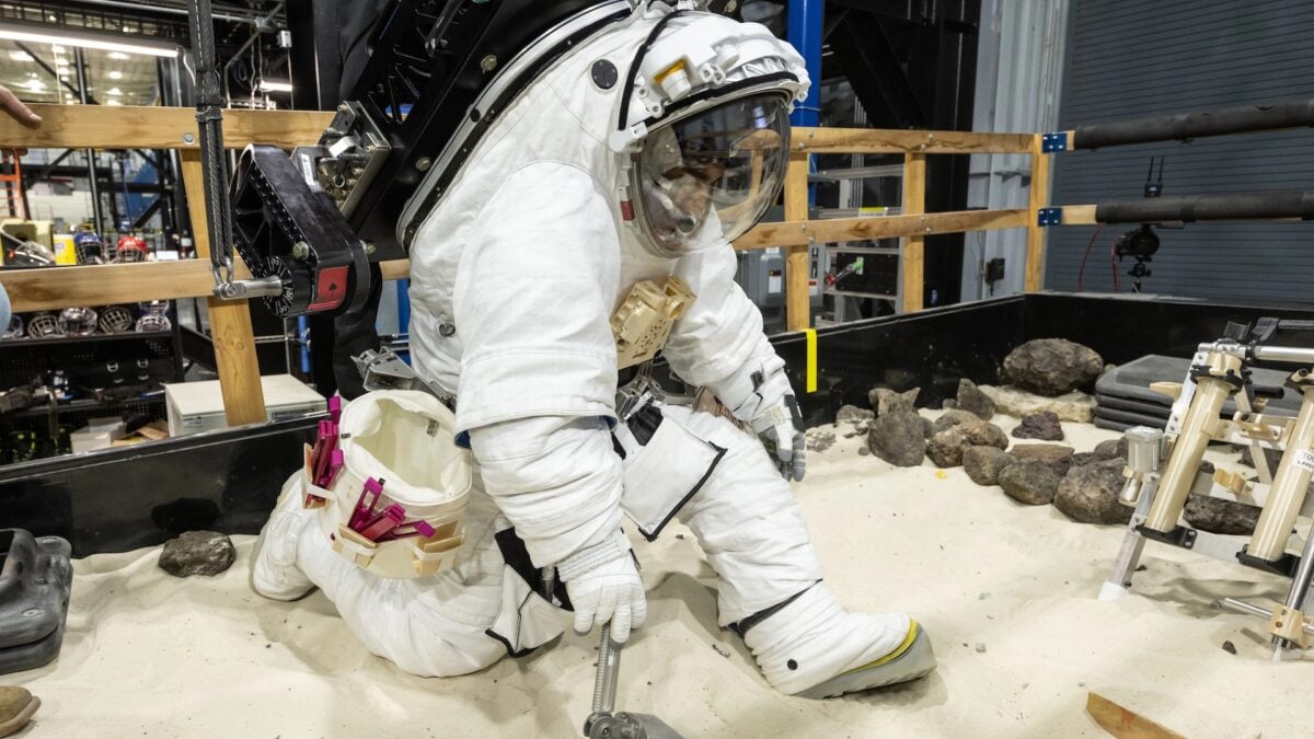 The company announced that it was nearly finished developing the spacesuit to be worn by astronauts during the Artemis missions.