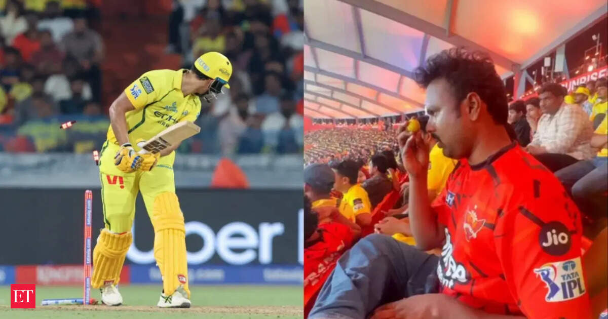 A bizarre on-field moment during an IPL 2026 match between Sunrisers Hyderabad and Chennai Super Kings has gone viral. A fan's apparent 'black magic' ritual with a lemon coincided with the crucial wicket of Shivam Dube. While a fake complaint letter circulate…